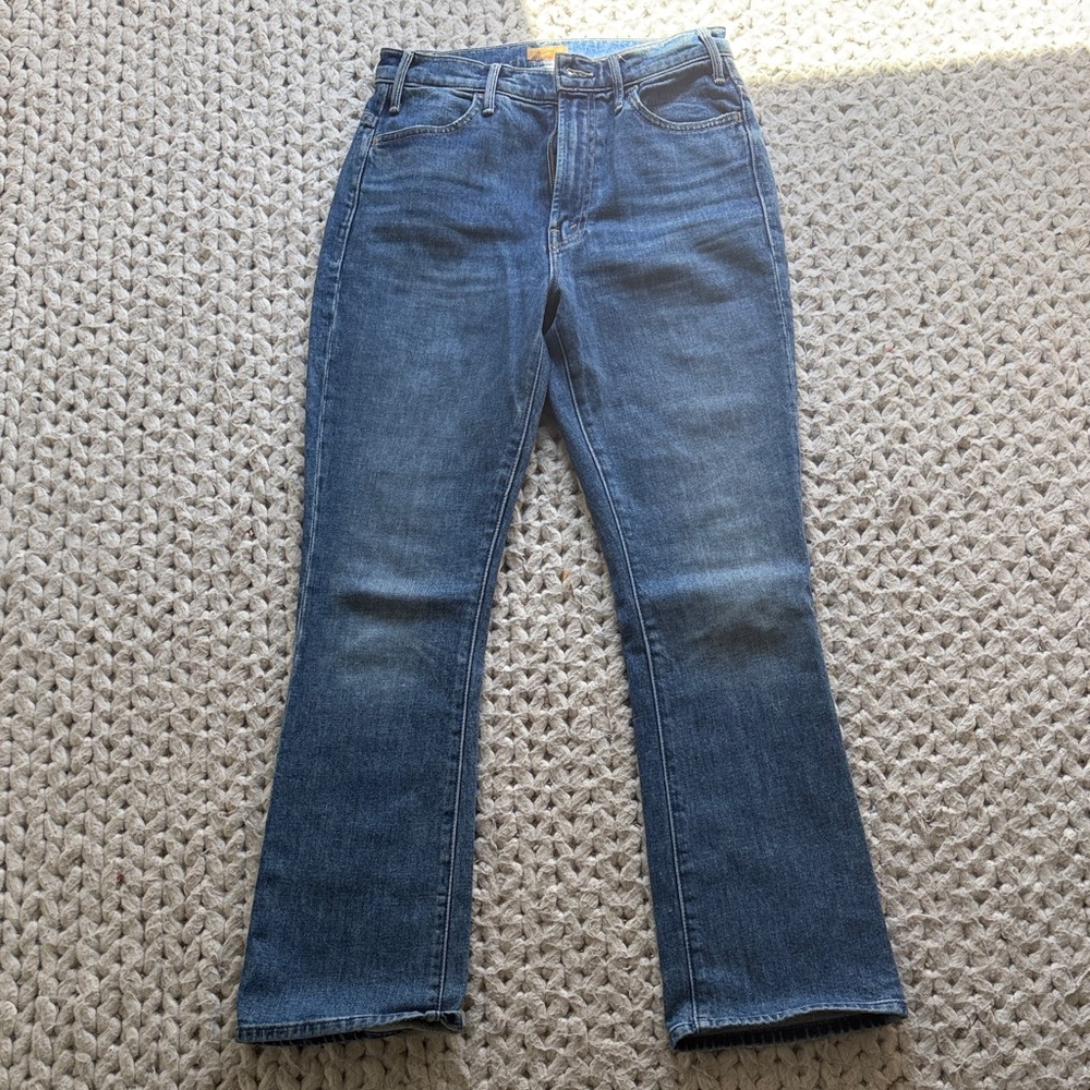 MOTHER  straight Jeans in Medium Blue Wash
